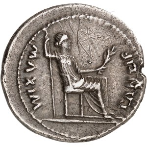 Tiberius (14–37). Denarius ND (14–17), Lyon.