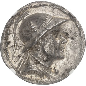 Kingdom of Bactria, Eucratides I (171–135 B.C.). Tetradrachm, ND.