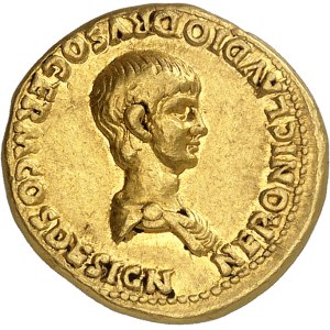 Néron, César (50-54). Aureus ND (50-54), Rome.