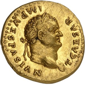 Titus César (69-79). Aureus ND (76), Rome.