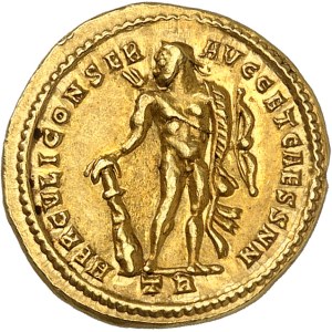 Konstantius I. Chlorus, Caesar (293–306). Aureus ohne Jahreszahl (305), Trier.