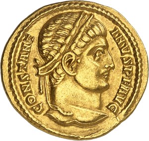 Constantin Ier (307-337). Solidus ND (320-321), Ticinum.