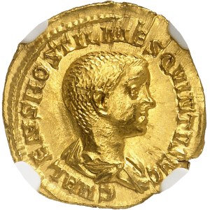 Hostilien, césar (mai-juin 251). Aureus ND (251), Rome.