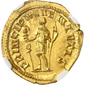 Hostilien, césar (mai-juin 251). Aureus ND (251), Rome.