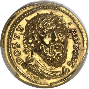 Postume (260-269). Frappe moderne de l’aureus de Postume avec Hercule de Thrace (modern restrike) [ND] (c.1972), Monnaie de Paris pour NI (Numismatique Internationale).