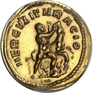 Postume (260-269). Frappe moderne de l’aureus de Postume avec Hercule de Thrace (modern restrike) [ND] (c.1972), Monnaie de Paris pour NI (Numismatique Internationale).