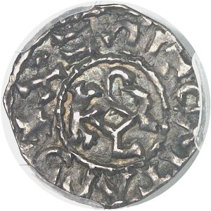 Karol II Łysy (840–877). Obole ND (840–877), Chelles (klasztor w).
