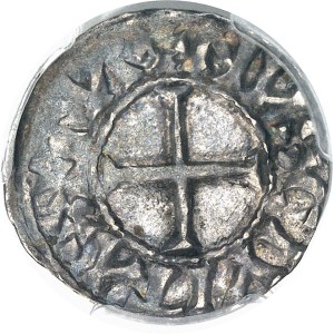 Eudes (888–898). Denier z wizerunkiem Matki Bożej, Tours.