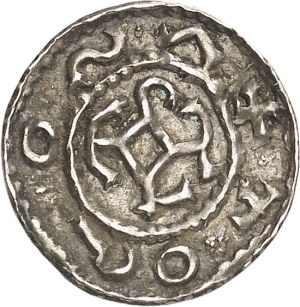Charles le Chauve ou au nom de Charles Empereur (fin IXe - début Xe s.). Obole ND, Toulouse.