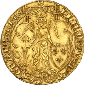 Philip VI (1328–1350). Golden Angel, 2nd issue, Notre-Dame (1341).
