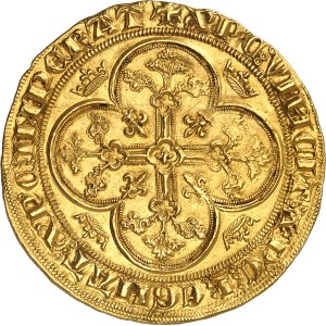 Philip VI (1328–1350). Golden Angel, 2nd issue, Notre-Dame (1341).