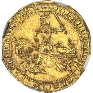 Giovanni II il Buono (1350-1364). Franc a cavallo ND (1360).