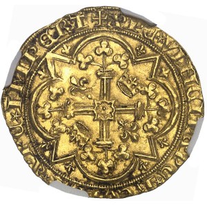 Carlo V (1364-1380). Franc a pied ND (1365).