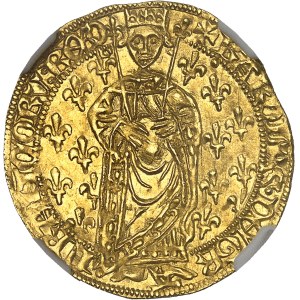 Charles VII (1422–1461). Gold Royal, 2nd issue, ND (1431), O, Orléans.