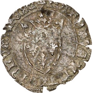 Charles VII (1422–1461). Half-blanc or half-florette, 6th issue, ND (1429), C, Chinon.