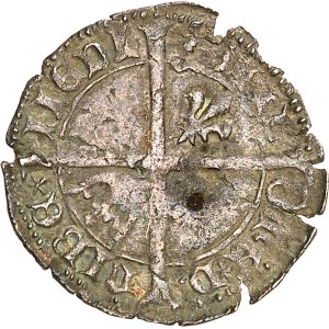Charles VII (1422–1461). Half-blanc or half-florette, 6th issue, ND (1429), C, Chinon.