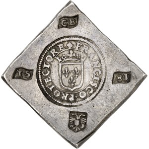 Henry III (1574–1589). Silver shield, depicting the siege of Cambrai, with the city’s coat of arms (later minting) 1581.