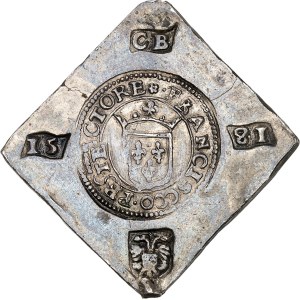 Henry III (1574–1589). Silver demi-écu, depicting the city of Cambrai, with the city’s coat of arms (later minting) 1581.