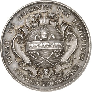Louis XV (1715–1774). Medal commemorating the city of Arras’s congratulations on the occasion of the King’s coronation in Reims [unsigned], 1722, Paris.