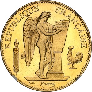 IIIe République (1870-1940). 100 francs Génie 1879, A, Paris.