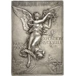 Third Republic (1870–1940). Plaque, Paris World’s Fair, school athletic competitions, by F. Vernon, 1900, Paris.