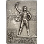 Third Republic (1870–1940). Plaque, Paris World’s Fair, school athletic competitions, by F. Vernon, 1900, Paris.