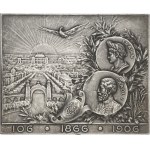 Charles I, King (1881–1914). Plaque, Bucharest General Exhibition and Jubilee of the Reign, by L. Stelmans, 1906, Paris (Janvier and Duval).