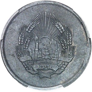 Republika Ludowa (1947–1965). Próbna moneta o nominale 5 bani z ołowiu z 1952 r. (ponowne wybicie), Bukareszt.