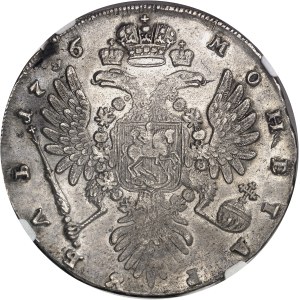 Anna (1730–1740). Rubel z 1736/5 r., Kadashevsky.
