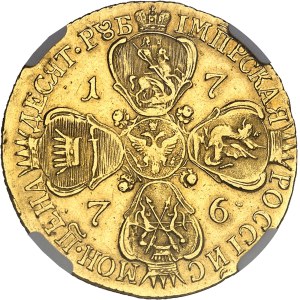 Catherine II (1762-1796). 10 roubles 1776, СПБ, Saint-Pétersbourg.