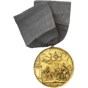 Catherine II (1762–1796). Gold medal commemorating her accession to the throne, a copy of Waechter’s medal by J.-B. Filippo and V. Baranov, 1762, Saint Petersburg.