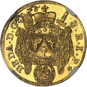 St. Gallen (Abbey of), Beda Angehrn, 1767–1796. Ducat, proof-like finish (PROOFLIKE), 1781, St. Gallen.