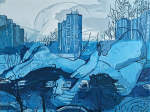 Piotr Smogór, Figurative landscape, 2015 r.,