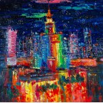 Irina Kvetka, ur. 1978, Warsaw by night, 2025