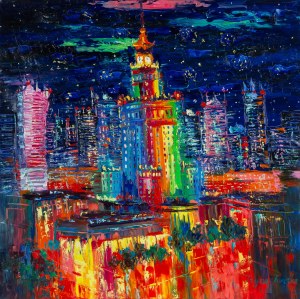 Irina Kvetka, ur. 1978, Warsaw by night, 2025