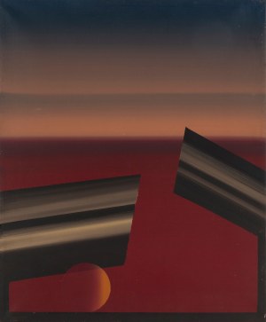 Henryk Płóciennik, 1933 Łódź - 2020 tamże, Kompozycja geometryczna