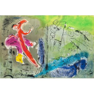 Marc Chagall, 1887, Lozno near Vitebsk–1985, Saint-Paul-de-Vence, *Vision of Paris*, 1952