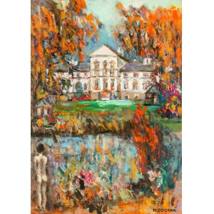 Maria Dziopak, b. 1954, A Walk with a Muse (Podstolice Manor), 2023