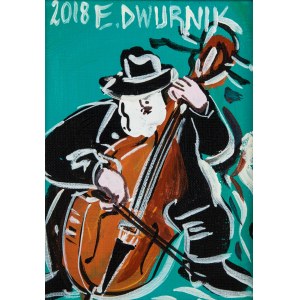 Edward Dwurnik, 1943 Radzymin – 2018 Warsaw, Double Bassist