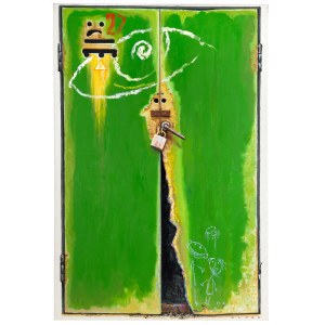 Władysław Kufko, b. 1955 in Brest, *The Green Door*, 2022