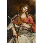 PAINTER 19TH CENTURY, Saint Catherine of Alexandria