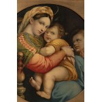 Print after Raphael (1483-1520) , Madonna della Seggiola