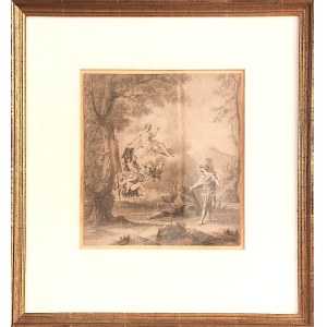 French Master 18th Century , Venus Presenting Aeneas with the Armor of Vulcan