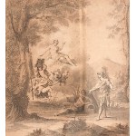 French Master 18th Century , Venus Presenting Aeneas with the Armor of Vulcan