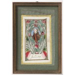 Group of four devotional art objects