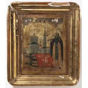 Eastern European School, Saint Sergius as Father of the Monastery
