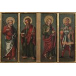 German Master (16th Century) - Four Saints: Saint Peter, Saint Paul, Saint John the Evangelist, and a Holy King