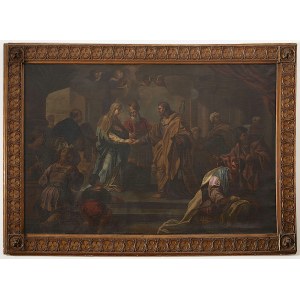 NEAPOLITAN SCHOOL (MID-17TH CENTURY) Circle of Luca Giordano (Naples 1634 - 1705) , The Marriage of the Virgin (Lo Sposalizio della Vergine)