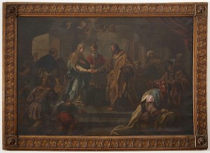 NEAPOLITAN SCHOOL (MID-17TH CENTURY) Circle of Luca Giordano (Naples 1634 - 1705) , The Marriage of the Virgin (Lo Sposalizio della Vergine)