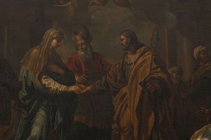 NEAPOLITAN SCHOOL (MID-17TH CENTURY) Circle of Luca Giordano (Naples 1634 - 1705) , The Marriage of the Virgin (Lo Sposalizio della Vergine)